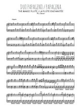 Téléchargez l'arrangement pour piano de la partition de Duo Papageno / Papagena en PDF